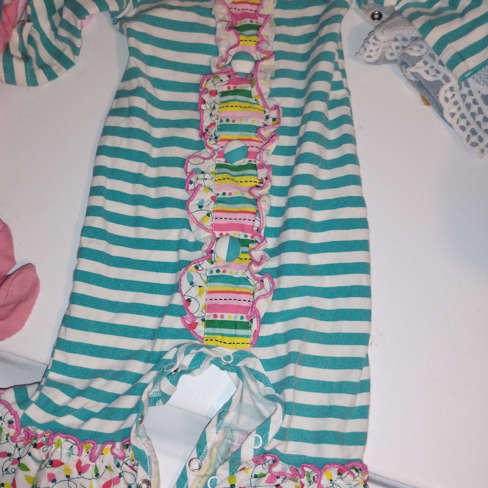 Colorful Striped Kids Bodysuit